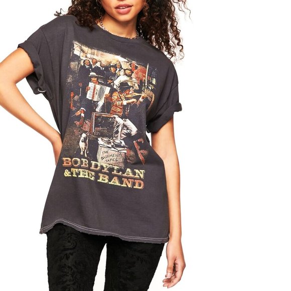 The Band Other - Bob Dylan and The Band Vintage style contry rock Official T-Shirt M big NWT